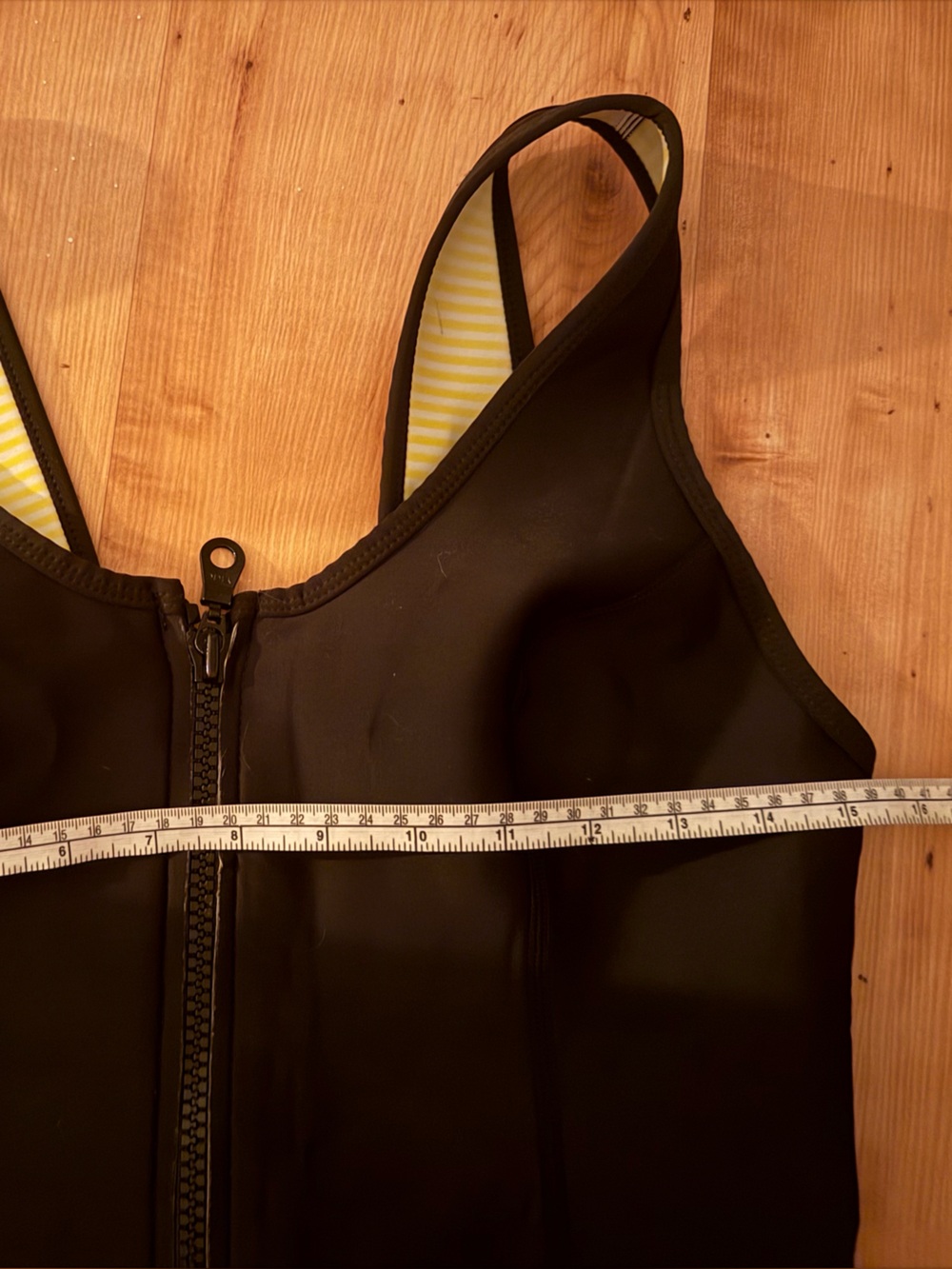 Duskii Neoprene Scoop Back Zip Front One Piece Swimsuit Women’s Large - Picture 7 of 10